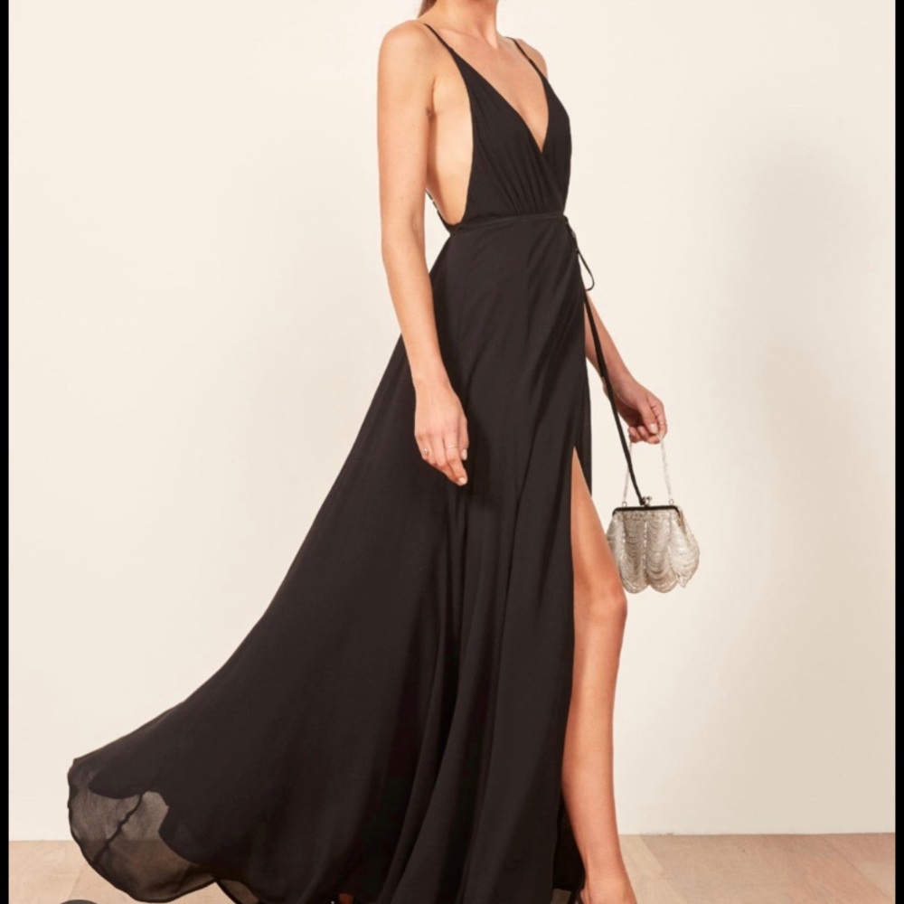 REFORMATION Callalily Wrap Dress
